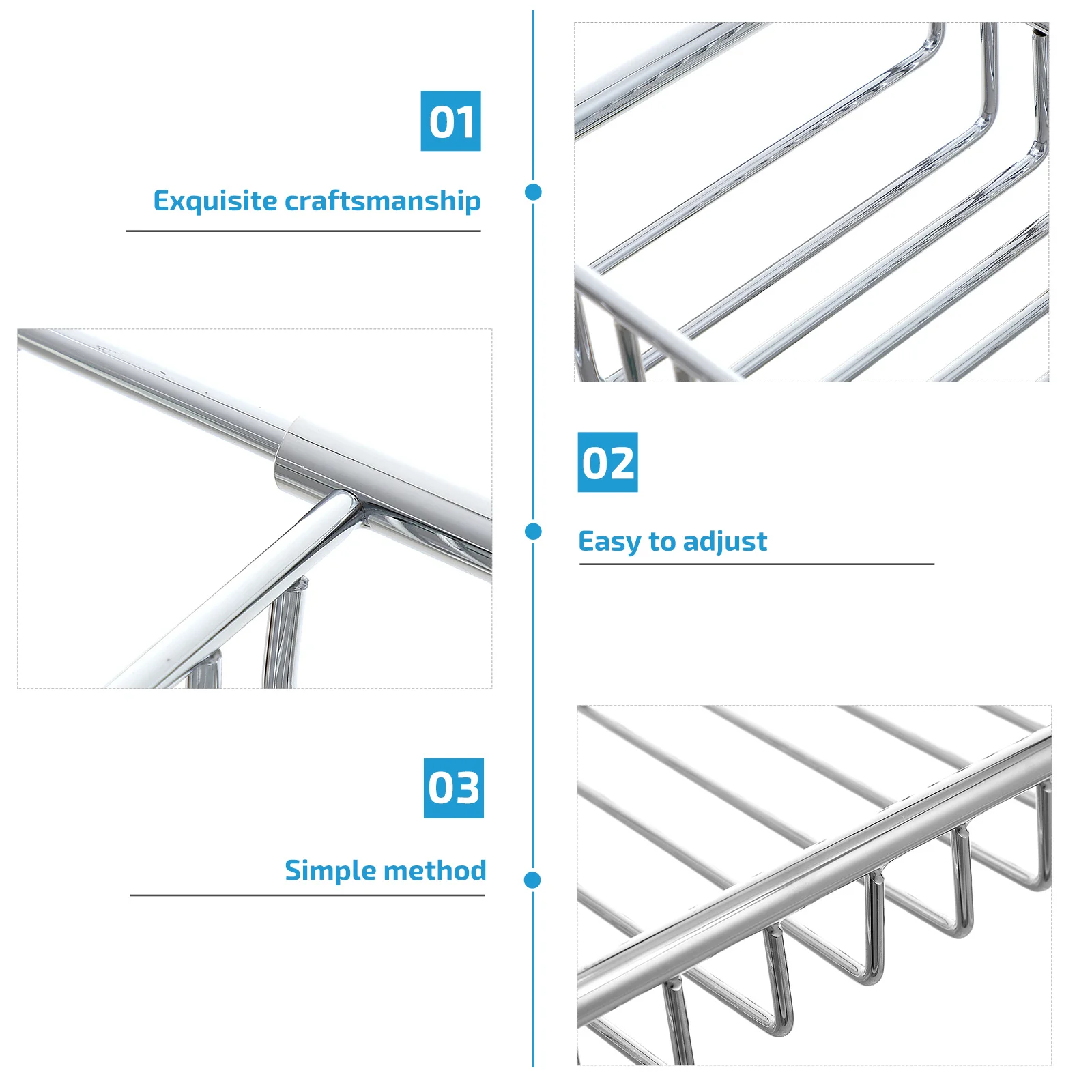 Portable Stainless Bathtub Rack Adjustable Holder Tray For Book Magazine Bathroom Trays Stand Home Garden Storage ganization