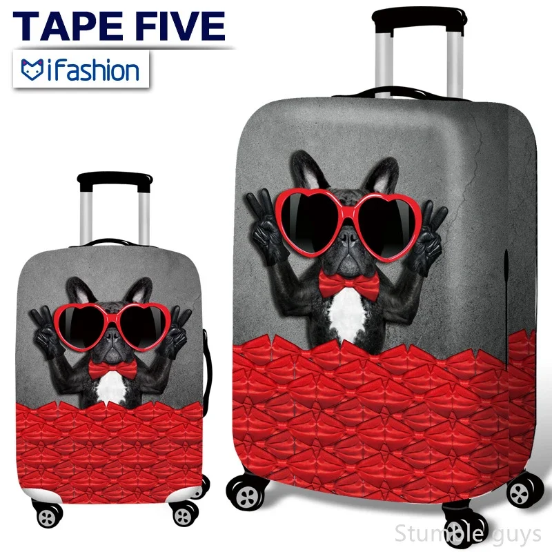 보호용 탄성 세탁 가능 수하물 커버 방진 내구성 있는 여행 가방 보호대 필수품 18-32인치 수하물에 적합