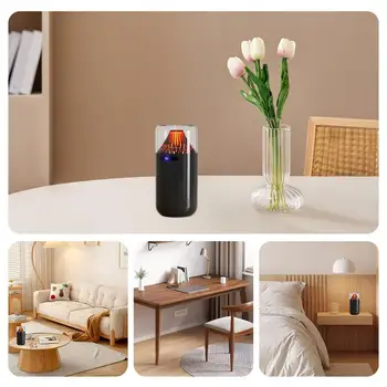 Humidifier Aromatherapy Diffuser Auto Shut-Off 3 Modes Personal Humidifier Creative Volcano Home Table Stylish Ornaments 5