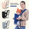 Baby Carrier Backpack Baby Bag Newborn Sling 4 in 1 Ergonomic Breathable Infant Babies Carrier Wrap Hipseat Waist Belt Backpacks 1