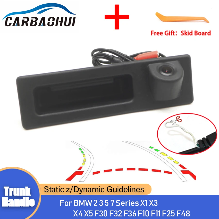 Trunk Handle 1080p Fisheye Car Rear View Camera For Bmw 2 3 5 7 Series