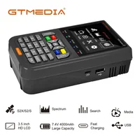 GTMEDIA V8 Finder2 Satellite Finder Цифровой FTA DVB-S/ S2/ S2X Детектор сигналов Приемник ЖК-экран для регулировки тарелки для Sat TV — изображение 2