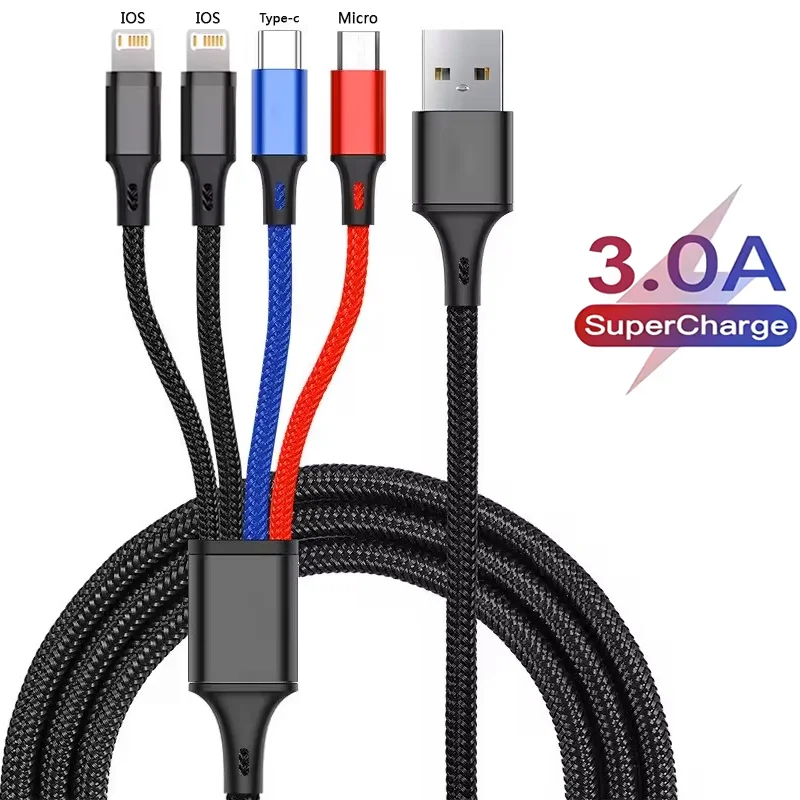 3-In-1 / 4-In-1 USB Cable Type C Usb Micro For thumbnail 2