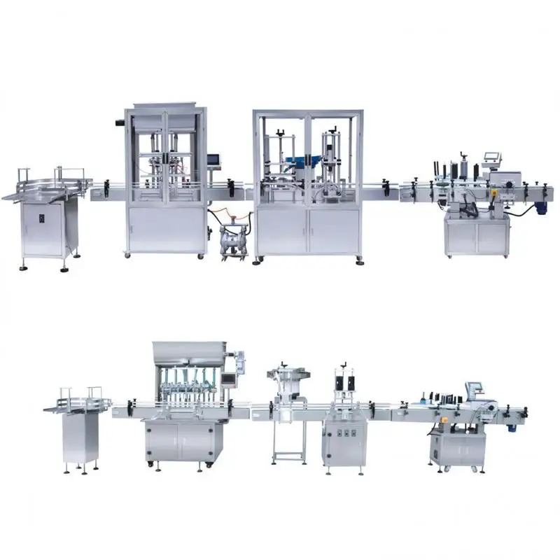 Customize Cost Or Spares Of Filling Machines Capping Labeling Automatic Working Line Bottle Packing Machine filling machine