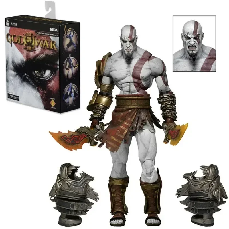 Hot Neca Action Figure Toys God Of War Ghost Of Sparta Kratos In Ares Armor W Blades Action Figure Modello Da Collezione Periferiche