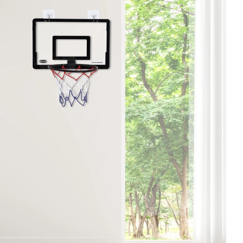 Description Picture 5 of itemIndoor Children Safety Funny Game Kids Mini Home Exercise Basketball Hoop Set Wall Frame Stand Lifting Basket Hanging Backboard
