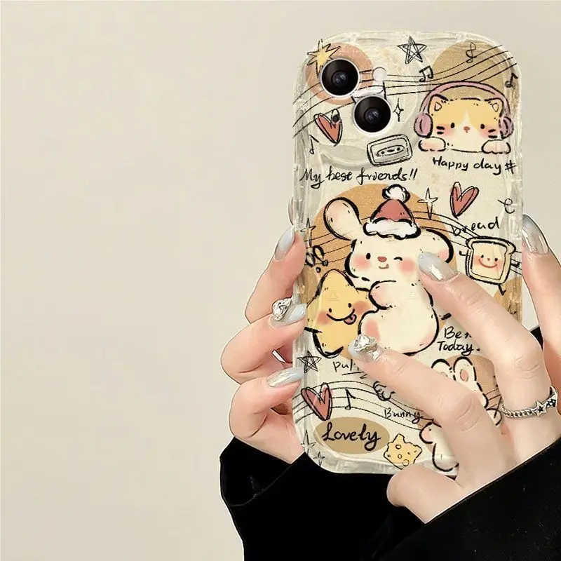 Reading Little Cat Phone Case For Samsung Galaxy S23 Ultra S20 FE S21 Plus A05 A10 A11 J7 J2 Prime G530 Soft Silicone Cover - Image 3