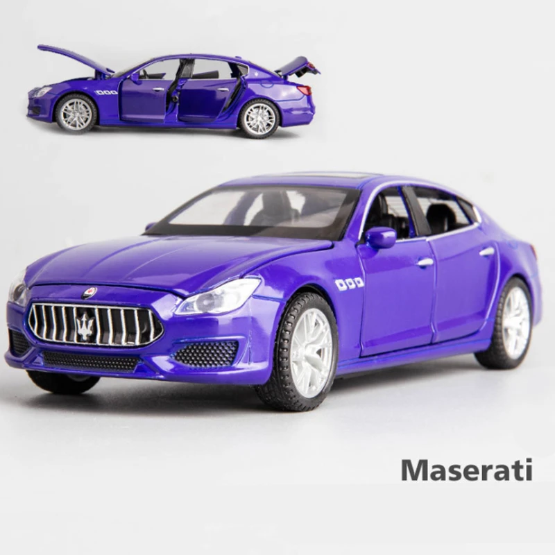 Miniature Maserati Quattroporte 1/43 Kess II Frua Metallise Bleue König