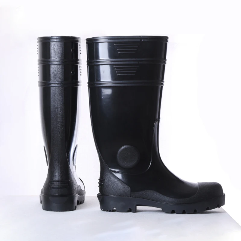 Safety Steel Head Steel Bottom Rain Boots Worker Anti-Piercing