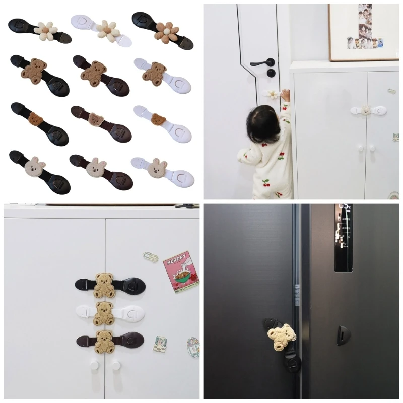 

Simple to Install Safety Device Elegant Blossom Lock Floral Decorative Lock