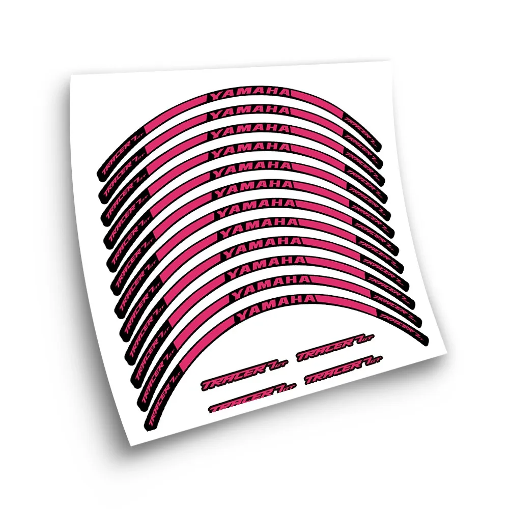 Kit Adesivo Compatibile Con Cerchione Moto Yamaha Tracer 7 Gt