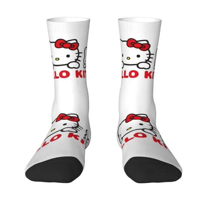 

Носки женские и мужские эластичные с принтом Hello Kitty