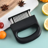 Attendrisseur de viande à 48 broches, 1 pièce, attendrisseur de Steak en acier inoxydable, outils de cuisine, BBQ, aiguilles en fil de bœuf, bâton de viande, machine à galettes de viande 6