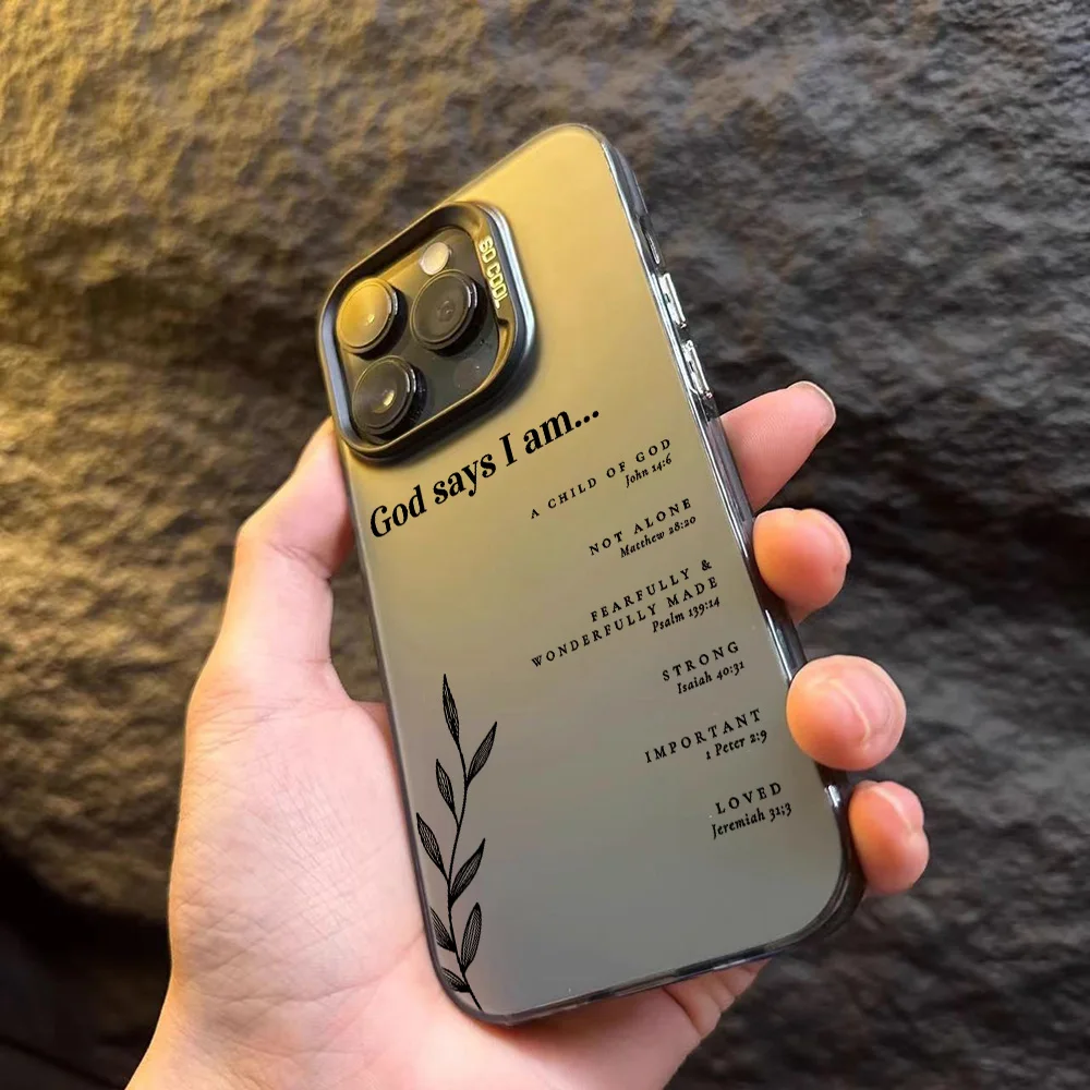 Inspirational Bible Verse Christian Affirmations Phone Case - Matte Finish