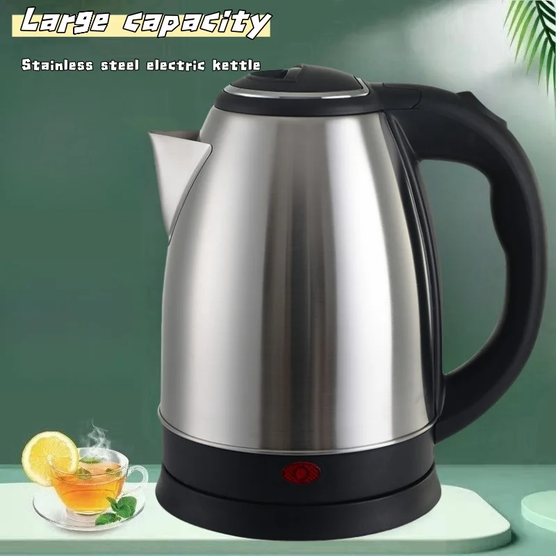Stainless Steel Kettle Kitchen Appliances 1500W Whistle Samovar Tea Coffee Thermo Pot Gift stainless steel kettle