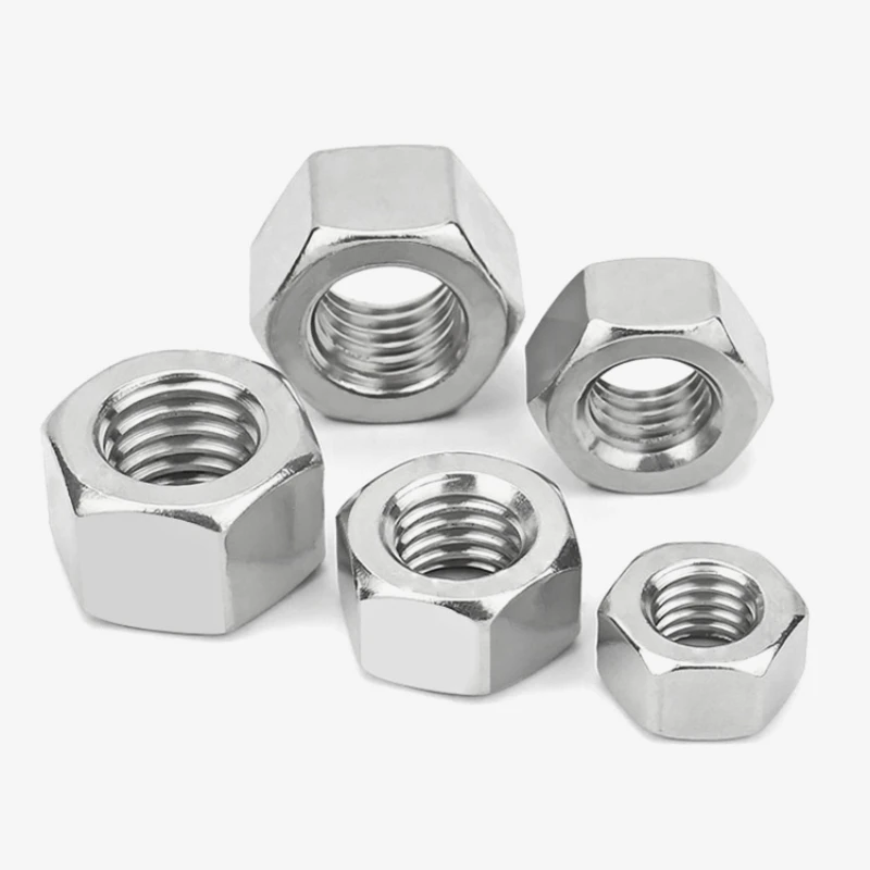 304 Stainless Steel Fine Thread Lock Nut M4 M5 M6 M8 M10 M12 M14 M16 M18 M20 M22 M24 Fine Thread Nut Pitch 0.5/0.75~2.0 Teeth