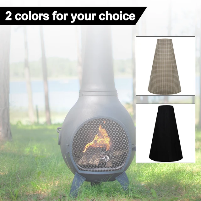 Sunnydaze 6' WoodBurning Chiminea Fire Pit Rustic, 57 OFF