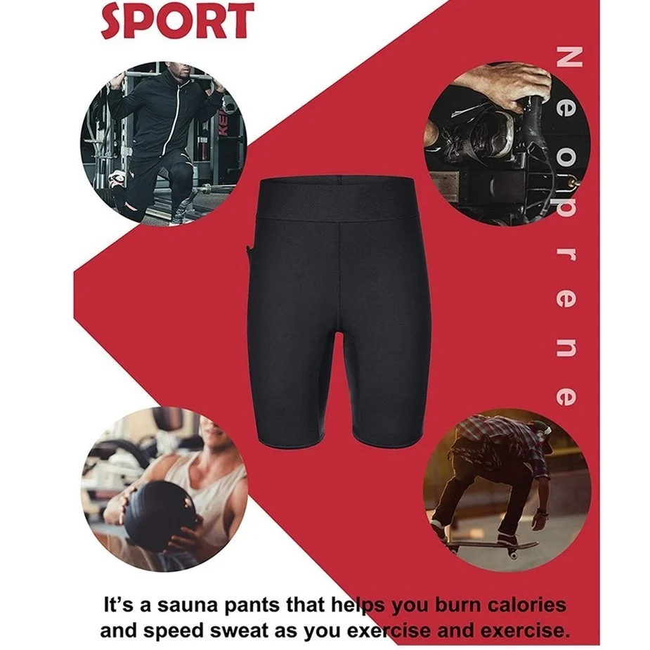 Sauna pant men Waist Training flat Belly Slimming abdomen Sweat Fat Burning Weight Loss Tummy control Body Shaper 2024 New Trend