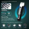 Electric Hair Clipper Unique Shaped Moving Blade Hair Trimmer LCD Display USB Rechargeable For Salon Men Hair Cutting Barber 3