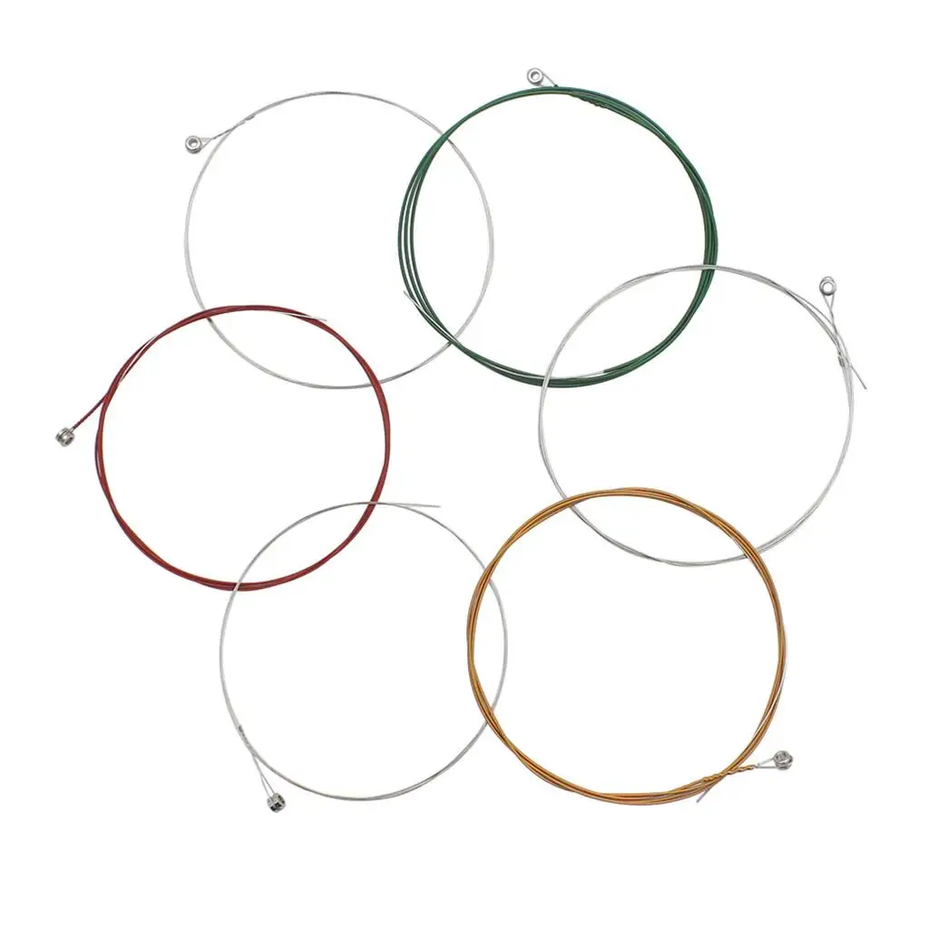 

6 Pieces Colorful Copper Alloy E Guitar Strings Electric Guitar Gift