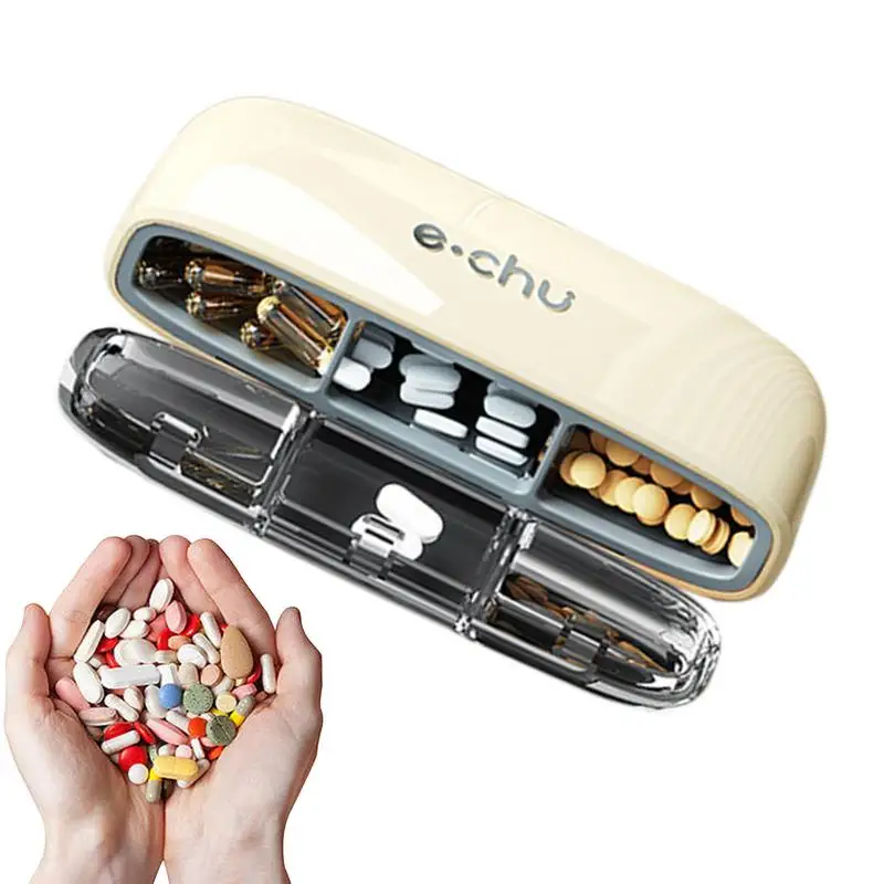 

Portable Pill Dispenser Multi Purpose Medicine Mints Jewelry Buttons Storage Box Case Outdoor Travel Pills Rings Organizer Tools