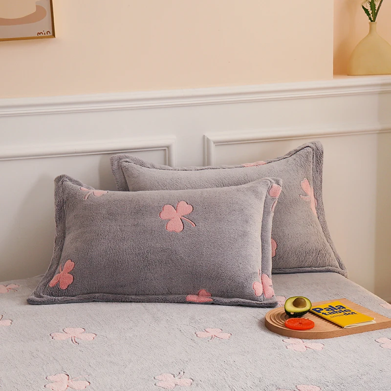 Plush Winter Fleece Duvet Cover - Ultra-Warm Double-Sided Velvet Quilt Cover