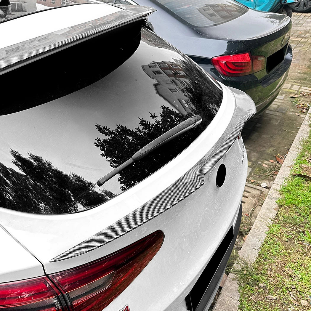 Per Alfa Romeo Stelvio 2017 + Auto Top Coda Fin/bagagliaio posteriore Ala di Coda Spoiler Lip Body Kit Guard Board Accessori di Modifica - immagine 6