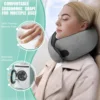 Travel Neck Support Portable Adjustable Soft Noon Break Sleep Pillows Memory Foam U-shaped Pillow Snail Style 3