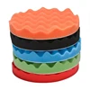 5Pcs 150/180mm Car Polishing Pads 5/6/7inch Sponge Polisher Clean Waxing Tool Auto Beauty Polishing Kit Buffing Cleaning Tool 4