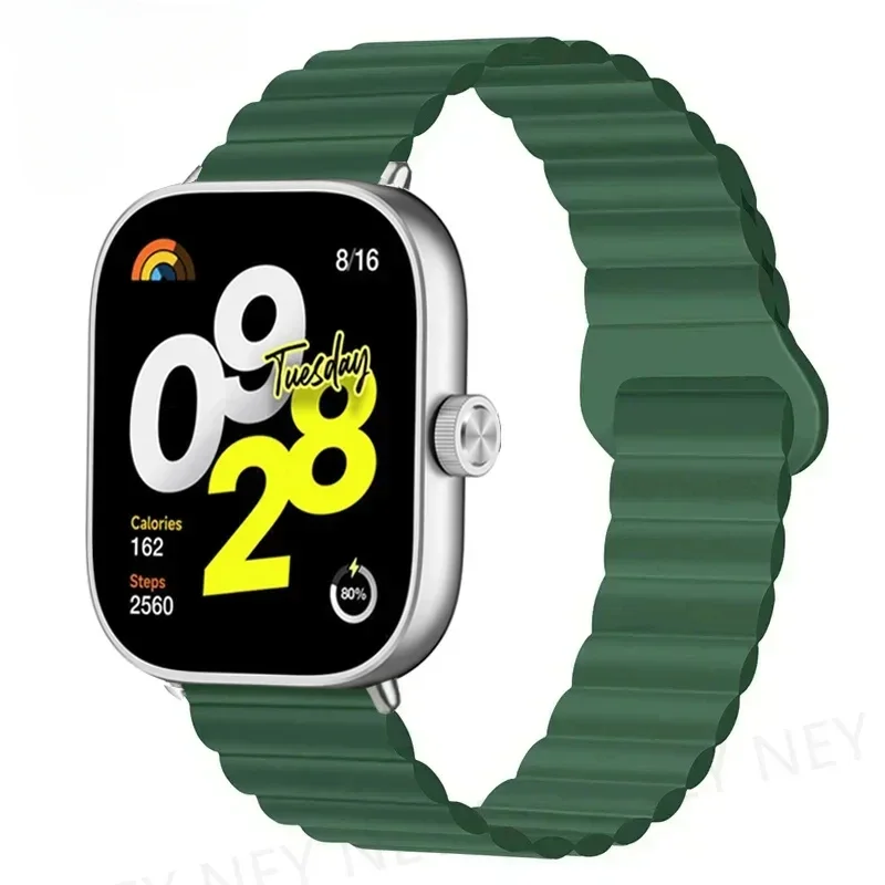 Magnetic Silicone Sport Wristband Bracelet - Universal Smartwatch Accessory