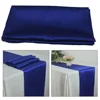 Shiny Satin Table Runner For Wedding Banquet Decoration Cloth Ribbon Table Flags Christmas Birthday Party Restaurant Table Cover 1