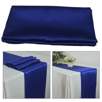 Shiny Satin Table Runner For Wedding Banquet Decoration Cloth Ribbon Table Flags Christmas Birthday Party Restaurant Table Cover 1