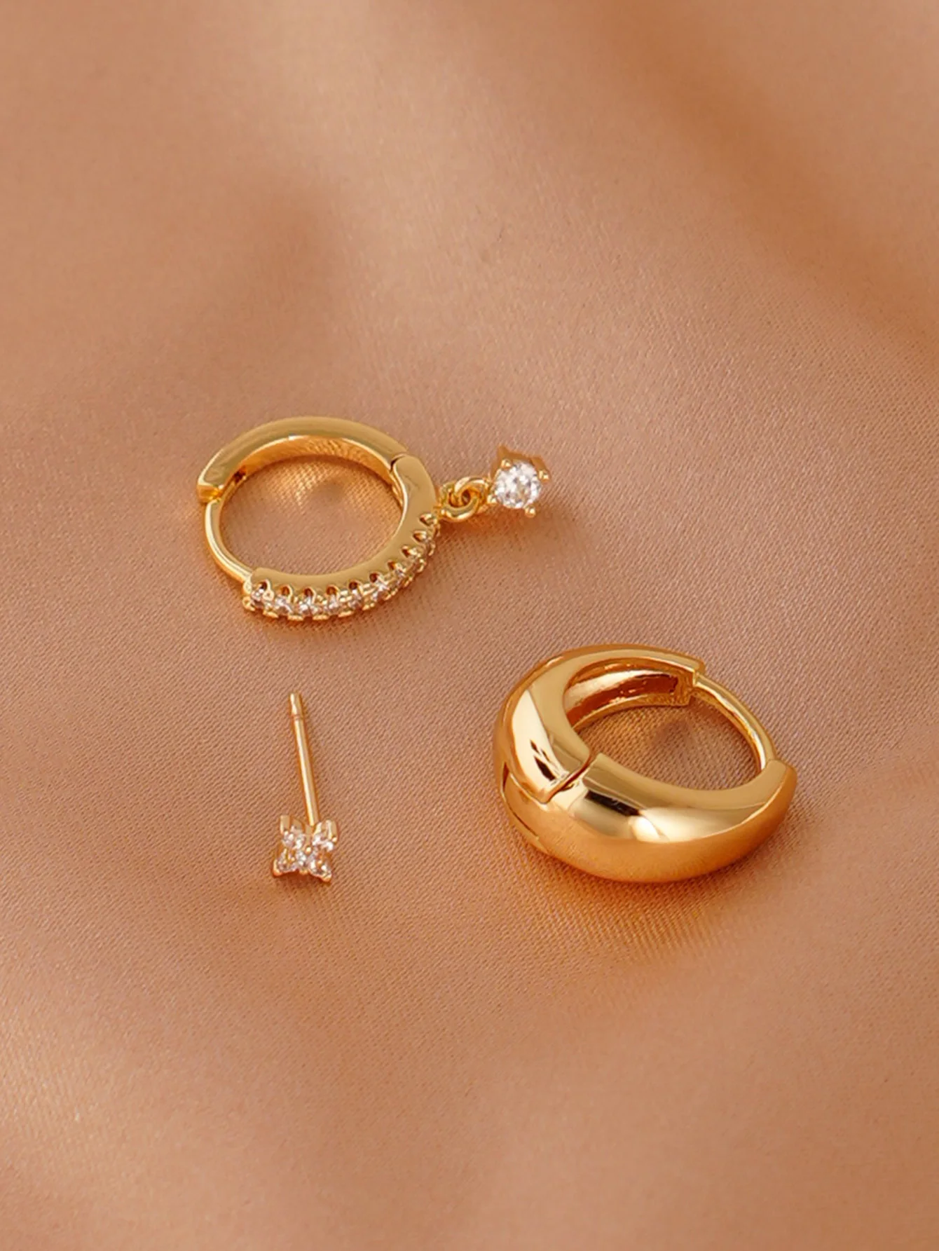 Minimalist Earrings Fashion Copper Womens Jewelry Valentines Day