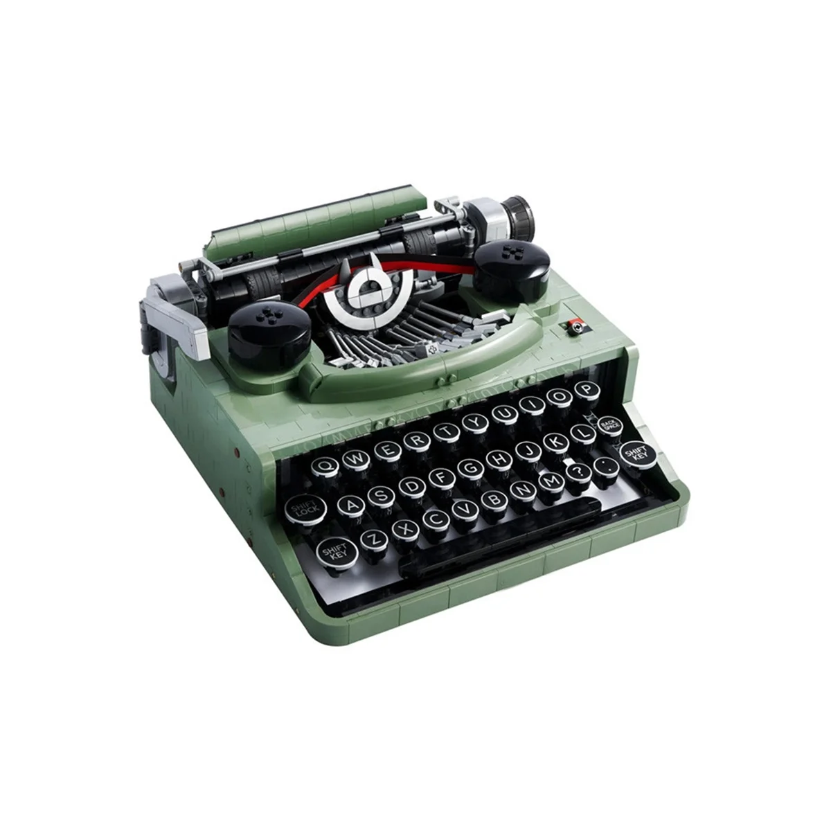 

Retro Typewriter Blocks Brick Marking Machine Keyboard over 12 Years Old Kids Writing Machine Gift Toy Compatible 21327