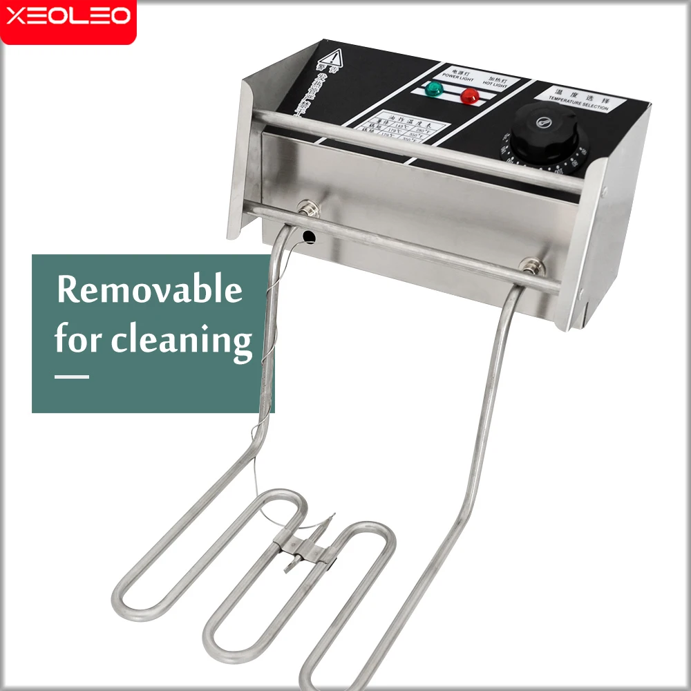 XEOLEO Pasta Cooker Electric Noodle Boiler 4-hole Stove Stainless Steel Spaghetti Commercial Cooking Food Processor Machine 4