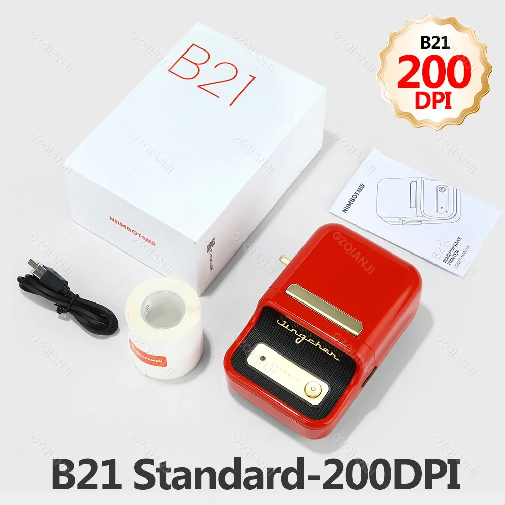 NIIMBOTB21Proサーマルプリンタースマホ対応ラベルライター感熱ラベル