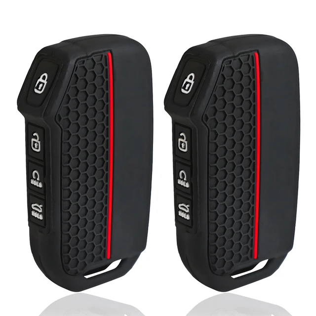 Silicone Car Remote Key Case Cover For KIA KN Sportage R Stinger Sorento Ceed Cerato Forte Niro Soul Telluride GTLine Accessory 1
