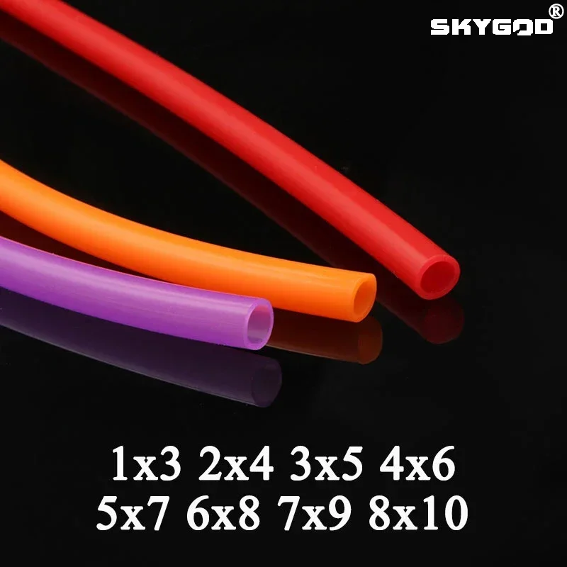 Silicone Tube 1/5M ID 1-8mm Thickness 1mm Flexible Rubber Hose Food Grade for Milk Beer Drink Water Connector