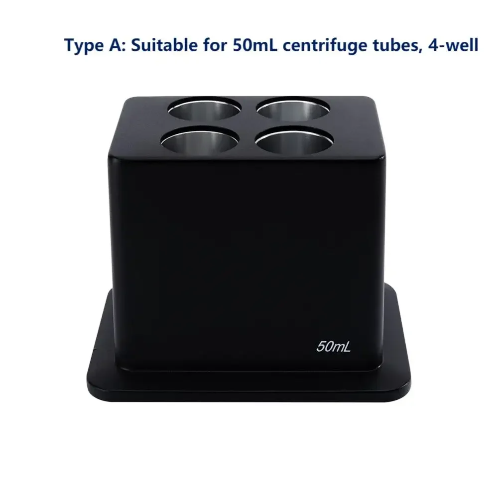 SCILOGEX Metal Bath Heating Module with 4/8/24 Holes Block Optional 0.5ml/2ml/5ml/15ml Centrifuge Tube Laboratory Supplies