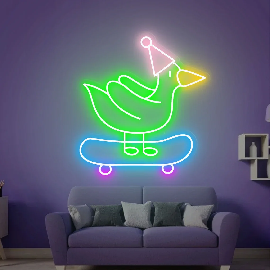 skateboard-pulcino-neon-sign-cute-home-club-gaming-room-boy-roon-wall-decor-regalo-di-compleanno-personalizzato-atmosphere-art-neon