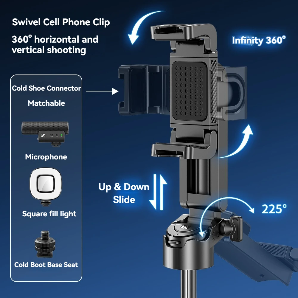 Mini Selfie Stick Handheld Gimbal Mobile Phones Grip 3 in 1 Phone Stand Tripod For Vlog Live Broadcast Self-timer Stick selfie stick tripod selfie stick mobile phone holder sports camera selfie stick cell phone selfie stick gimbal stabilizer smartphone selfie stick phone selfie tripod