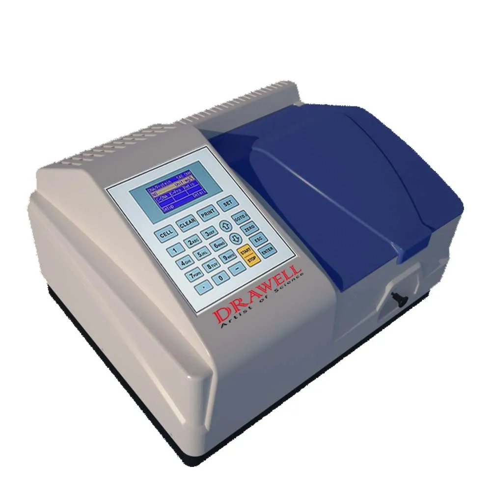 

Drawell DU-8600R Single Beam Laboraotory UV-VIS Spectrophotometer for Sale