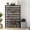Multi-layer storage Rack, Large Capacity Organizer, bedroom furniture Shoe Shelf for 50 Pair, Book shelf, Versatile usage 2