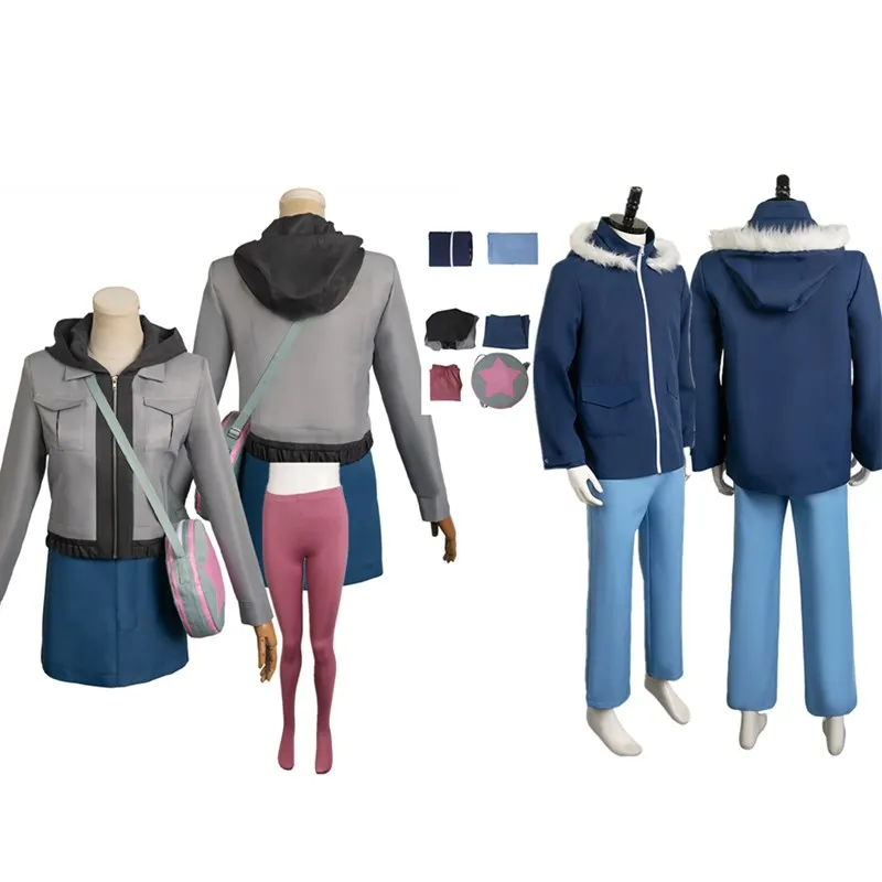 Scott Pilgrim Ramona Flowers Costume Cosplay Movie Decolla Fantasy Adult Men Women Uniform Outfit Halloween Carnival Suit