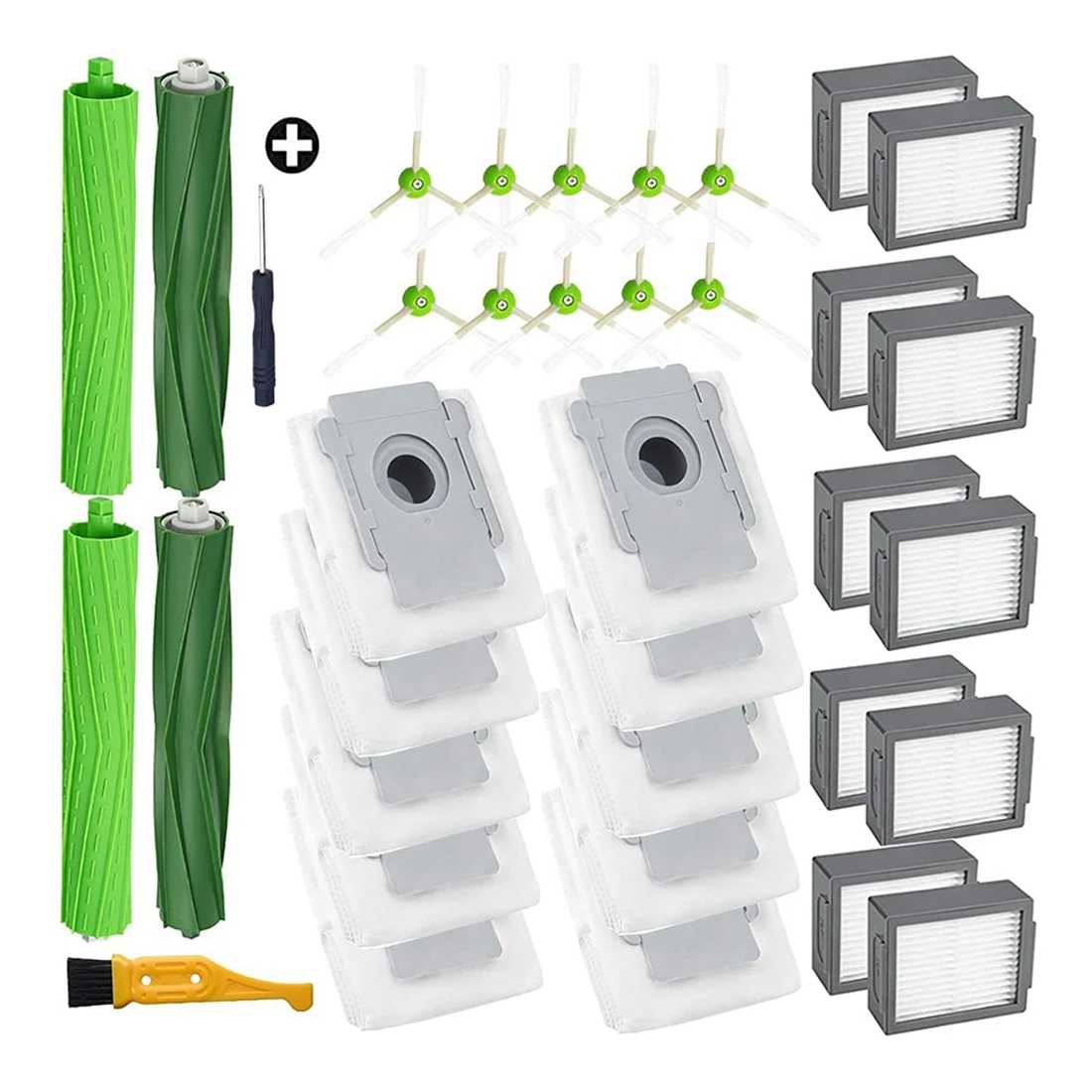 

Replacement Parts Kit for Roomba I7 + I3 + I6 + I8 + Plus E5 E6 E7 Vacuum Cleaner