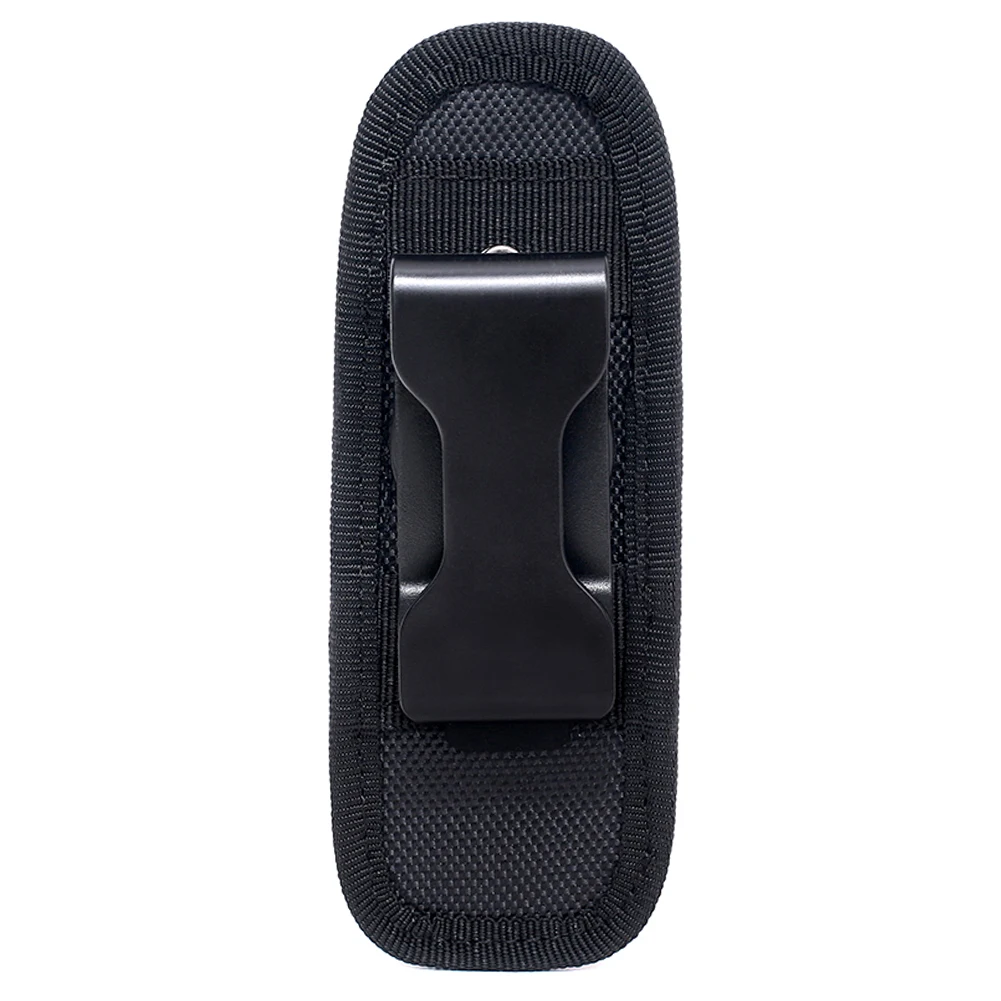 Tactical Flashlight Belt Pouch 360 Degree Rotatable Flashlight Pouch Anti Scratch Multifunction for Outdoor Activities