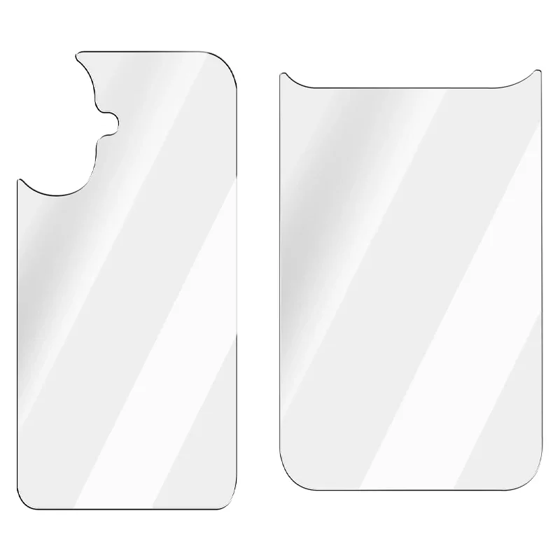 Premium Tempered Glass Back Screen Protector Film - 1-4 Pack