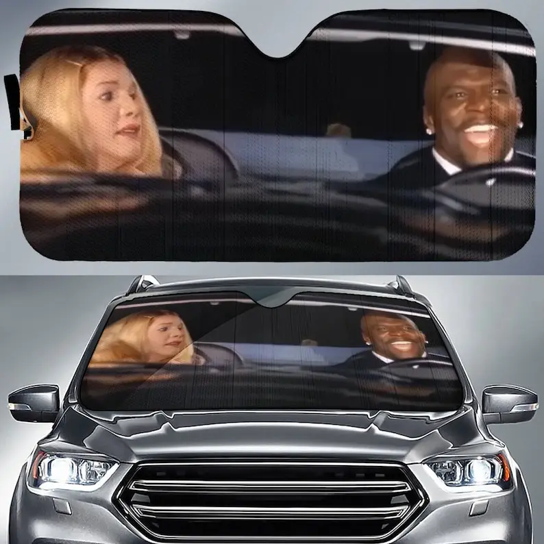 White Chicks Car Sunshade Thousand Miles Latrell Scene Car Sun Shade White Chicks Car Scene Car Windshield,Auto Sun Shade