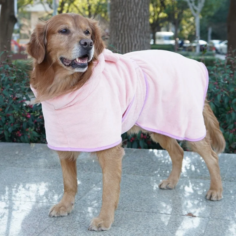 Super Absorbent Quick-Dry Pet Bathrobe Towel in Microfiber