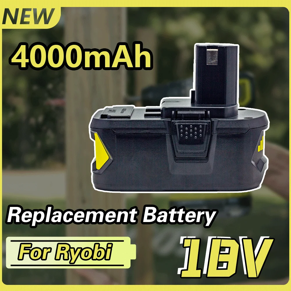 4.0Ah 18V Replacement High Performance Battery Lithium for Ryobi P108